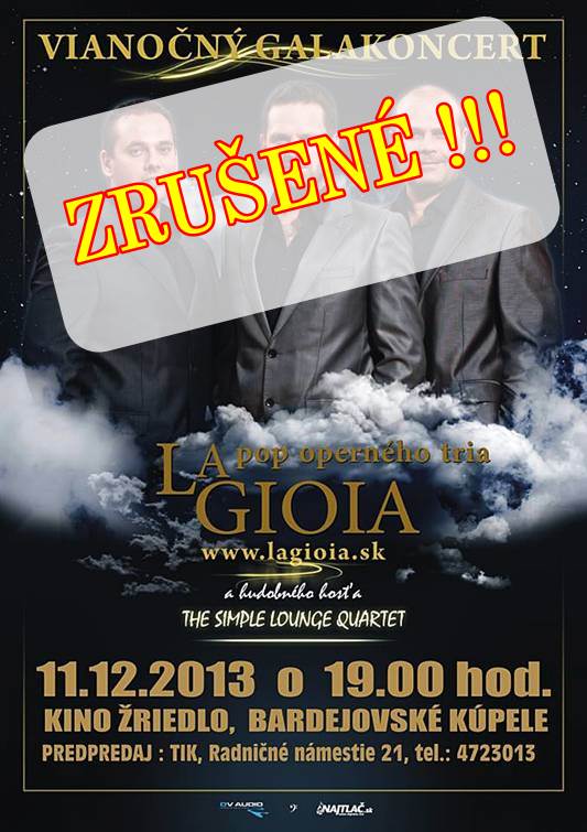 La Gioia // 11. december 2013 // Kino Žriedlo