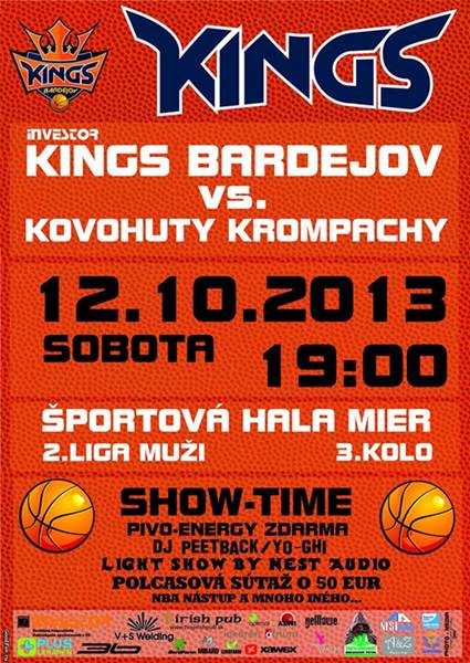 Kings Bardejov - Kovohuty Krompachy // 12. november 2013 // Športová hala Mier