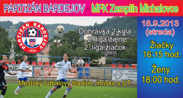 Partizán Bardejov - MFK Zemplín Michalovce // 18. september 2013 // Mestský štadión, umelá tráva