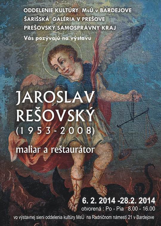 Jaroslav Resovsky // 6. - 28. februar 2014 // Vystavna sien Oddelenia kultury