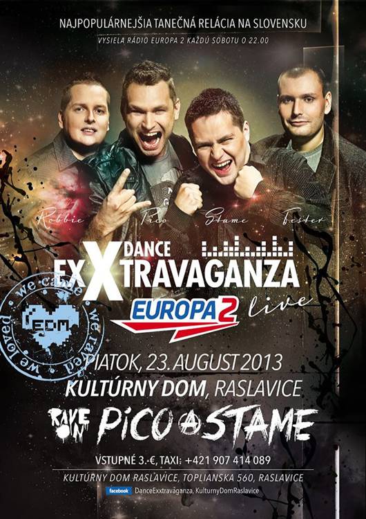 Europa 2 - Dance ExXtravaganza // 23. august 2013 // DK Raslavice