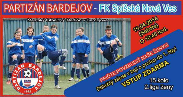 Partizan Bardejov - FK Spisska Nova Ves // 19. april 2014 // MFS Bardejov