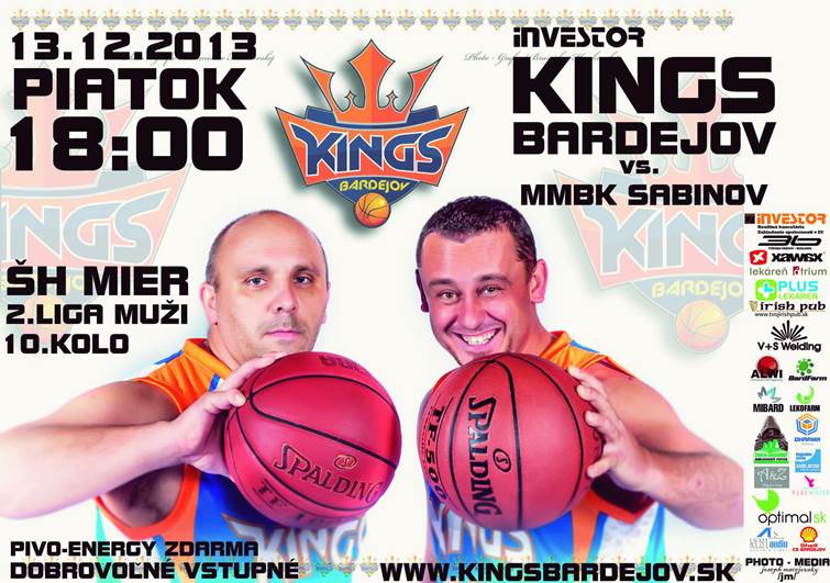 Kings Bardejov - MMBK Sabinov // 13. december 2013 // Športová hala Mier
