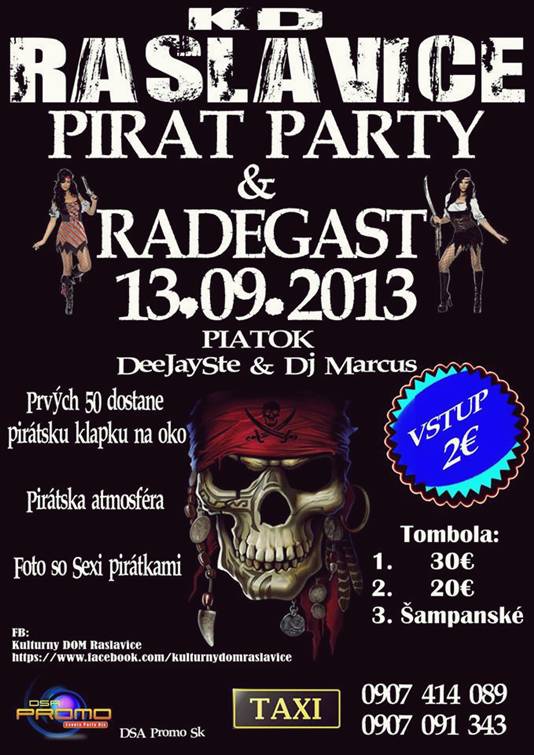 PIRAT PARTY  // 13. september 2013 // DK Raslavice