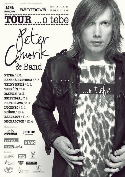 Peter Cmorik & Band - TOUR ... o tebe // 11. april 2014 // Kino Zriedlo