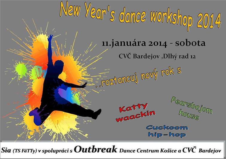 New Year's dance workshop 2014 // 11. januar 20143 // Centrum volneho casu