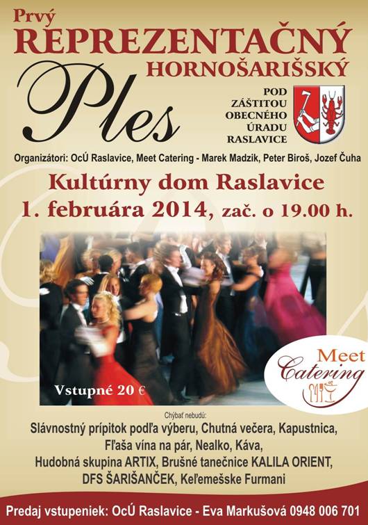 Prvy reprezentacny Hornosarissky ples // 1. február 2014 // DK Raslavice