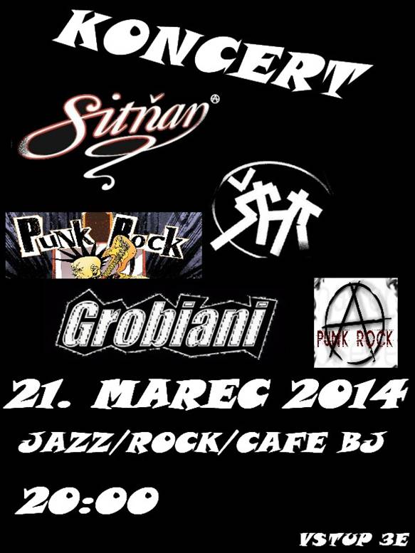 Lokal tour Bardejov // 21. marec 2014 // Jazz/Rock/Cafe