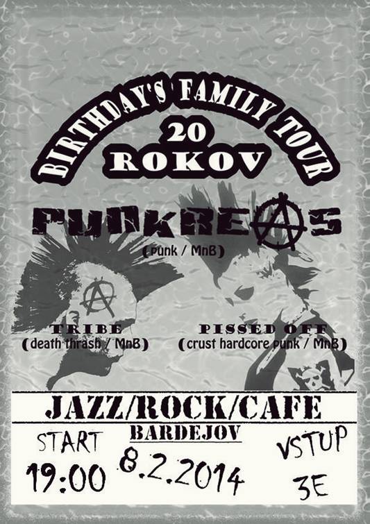 Birthday´s family tour // 8. februar 2014 // Jazz/Rock/Cafe