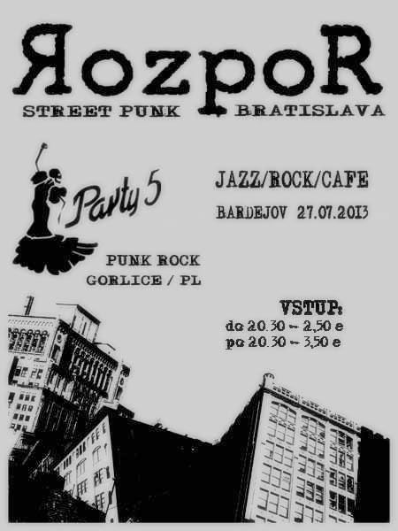 bardejov,koncert,punk,Rozpor,Jazz/Rock/Cafe,party 5