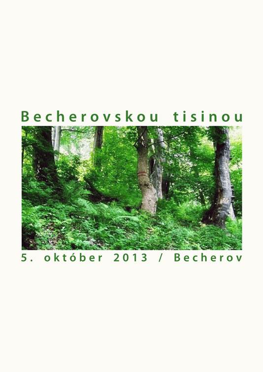 Turistický prechod Becherovskou tisinou // 5. október 2013 // Becherov