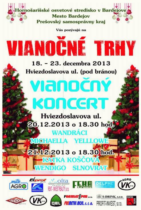 Vianočný koncert I. // 20. december 2013 // Radničné námestie