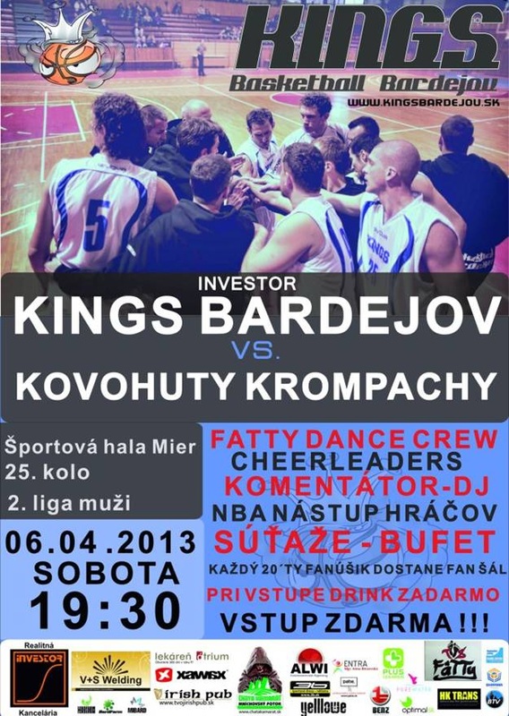 bardejov,kings,basketbal,kovohuty
