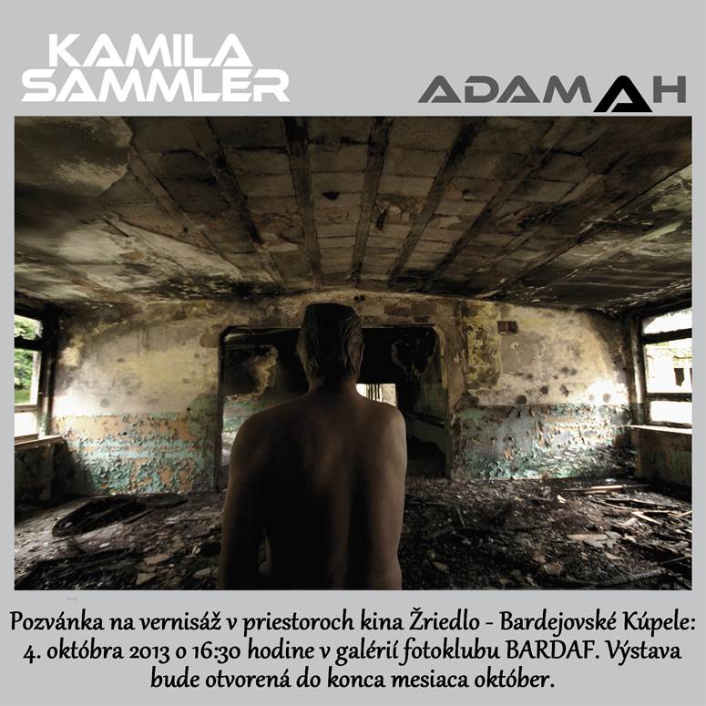 adamAh - Kamila Sammler // 4. - 31. október 2013 // Galéria BARDAF (Kino Žriedlo)