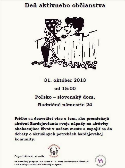 Deň aktívneho občianstva // 31. október 2013 // Poľsko-slovenský dom