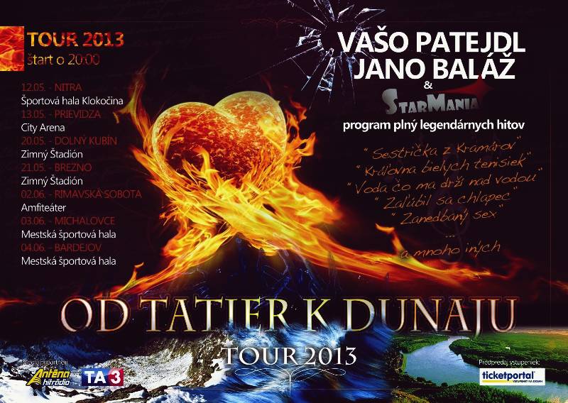 bardejov,SH Mier,koncert,OD TATIER K DUNAJU TOUR 2013,patejdl,balaz,starmania,hit